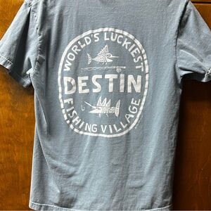 Light Blue Comfort Colors with Fishing Village Design